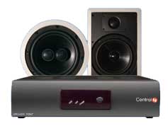 control 4 audio and speakers